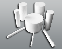Molded PTFE Rods